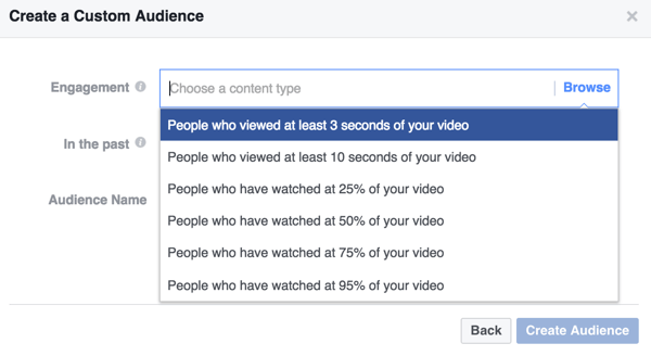 Facebook özel video izleyicileriniz için katılım kriterlerini seçin.