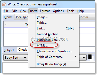Thunderbird`de HTML İmzası Oluşturun