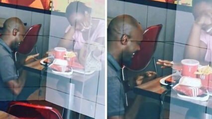 Fast Food restoranında evlilik teklifi yapan Güney Afrikalı adama büyük destek!