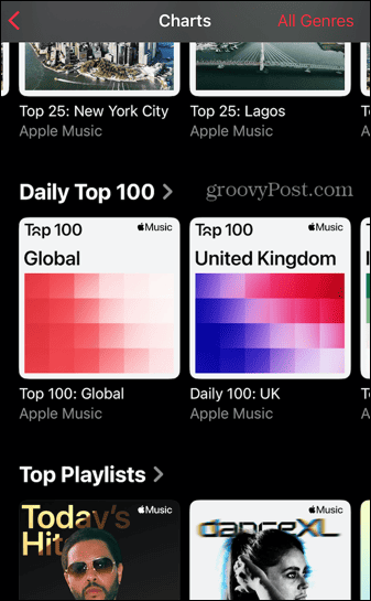 elma müzik listeleri günlük küresel ilk 100