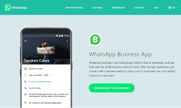 WhatsApp, şirketlerin ve müşterilerin bağlantı kurmasını ve sohbet etmesini kolaylaştıracak yeni bir uygulama olan WhatsApp Business'ı piyasaya sürdü.