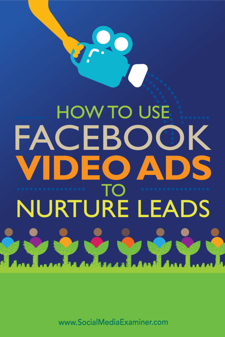 Liderleri Teşvik Etmek İçin Facebook Video Reklamları Nasıl Kullanılır: Sosyal Medya Denetçisi