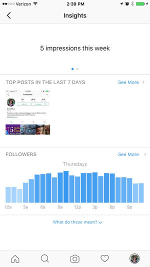 instagram işletme profili bilgileri