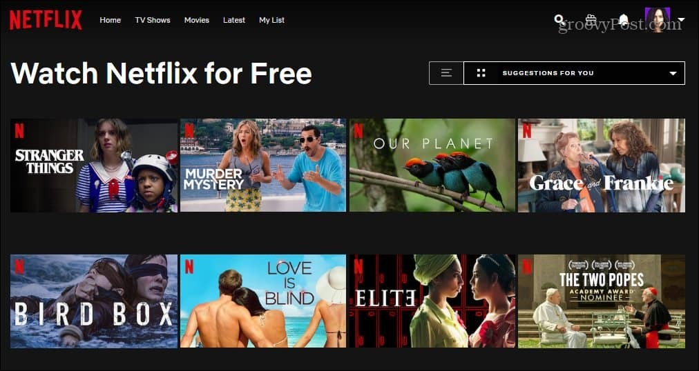 Ücretsiz Netflix