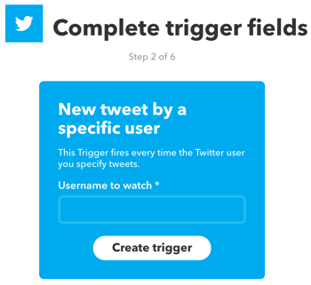 Belirli bir Twitter kullanıcısının yeni tweet'iyle tetiklenen bir IFTTT uygulaması kurun.
