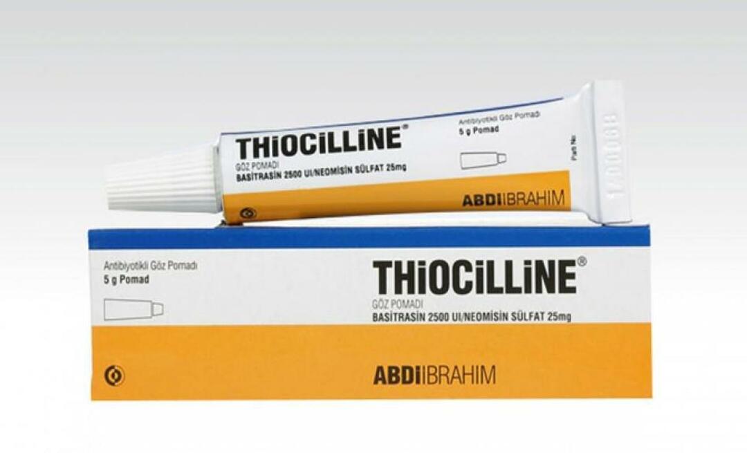 Thiocilline nedir, ne için kullanılır, ne işe yarar? Thiocilline krem 2023 fiyatı