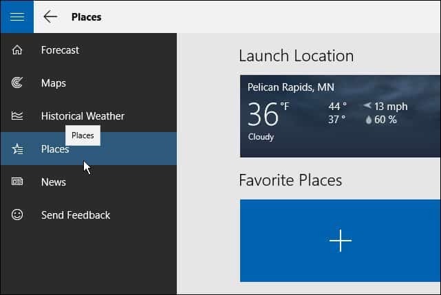 Windows 10 İpucu: Hava Durumu Uygulamasına Birden Fazla Konum Ekleme
