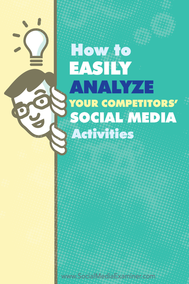 Rakiplerinizin Sosyal Aktivitelerini Kolayca Analiz Etme: Sosyal Medya Denetçisi