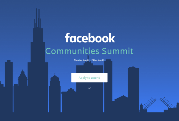 Facebook, 22 ve 23 Haziran tarihlerinde Chicago'da düzenlenen ilk Facebook Toplulukları Zirvesi'ne ev sahipliği yapacak.