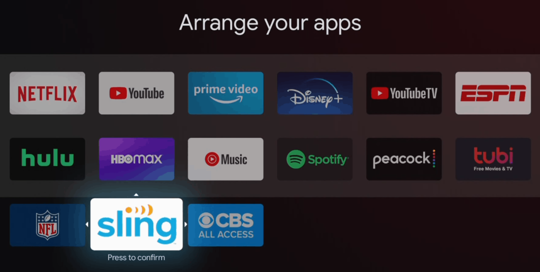 Google TV Ana Ekranı ile Chromecast'te Uygulamaları Yeniden Düzenleyin