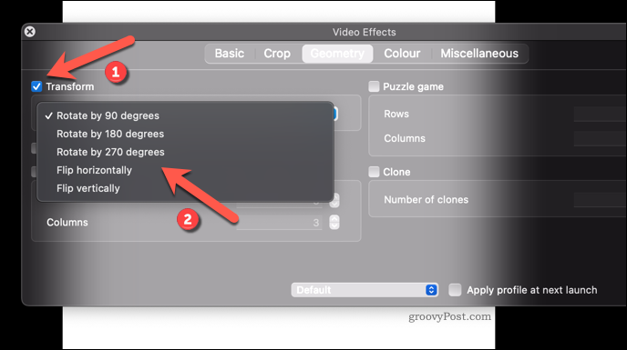 Mac'te VLC'ye video döndürme efekti uygulama