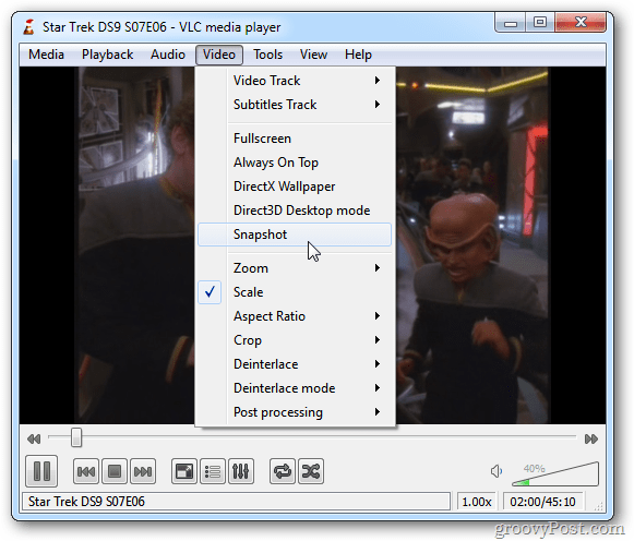 VLC Anlık Görüntüsü