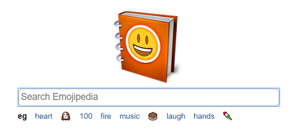 Emojipedia, emojiler için bir arama motorudur.