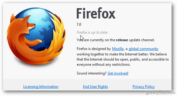 Mozilla Firefox 7.0: Vaat Edilen Güvenlik ve Performans Ayarlarıyla Artık Kullanılabilir