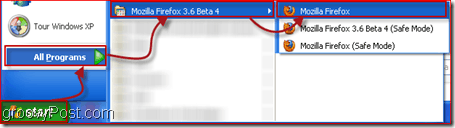 Firefox'u açma