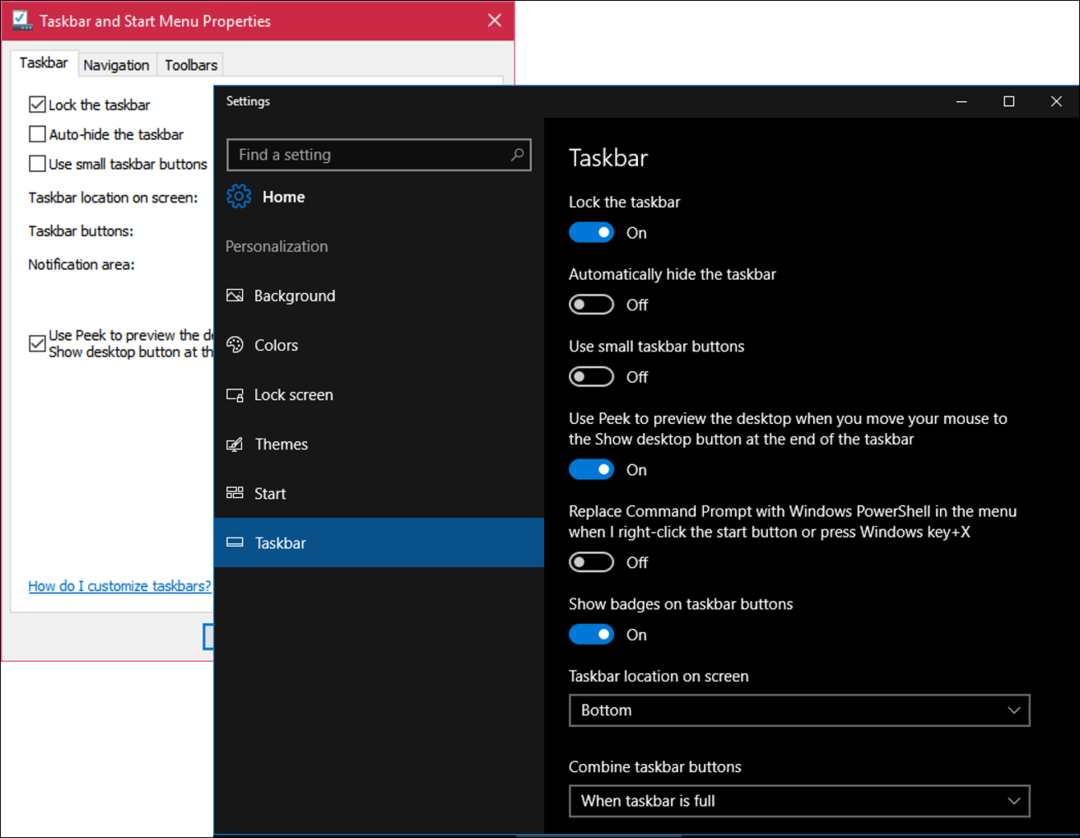 Windows 10'da Görev Çubuğu Ayarlarını Özelleştirme