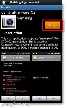 samsung kamera ürün yazılımı güncelleme yükleyicisi