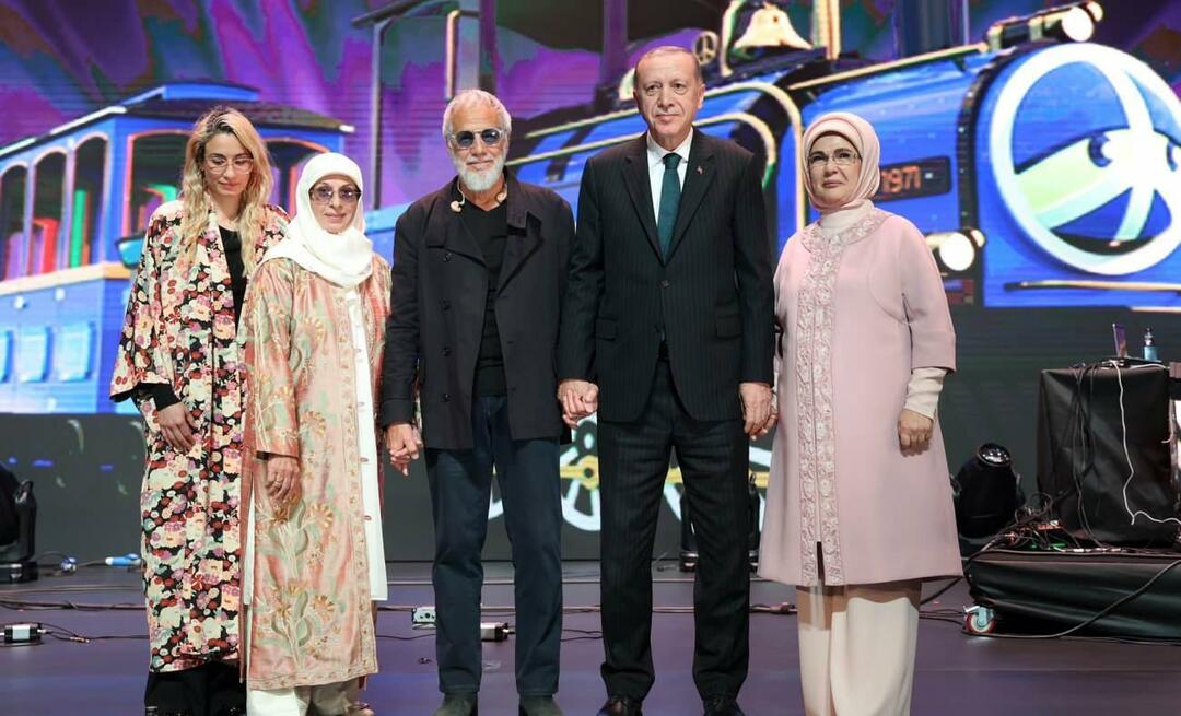 Emine Erdoğan Yusuf İslam konserinden paylaşım yaptı!