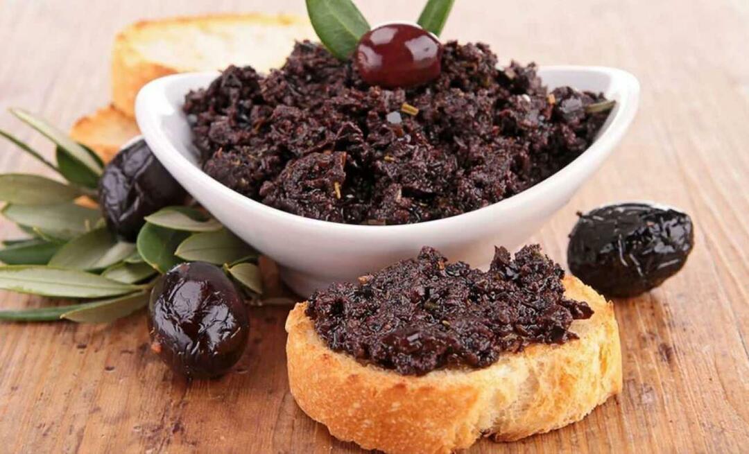 Zeytin ezmesi nasıl yapılır? Evde zeytin ezmesi tarifi