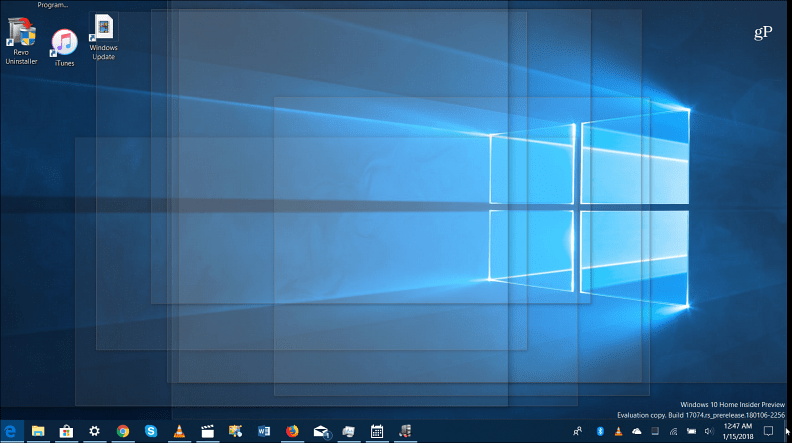 Masaüstü gözetleme özelliği Windows 10
