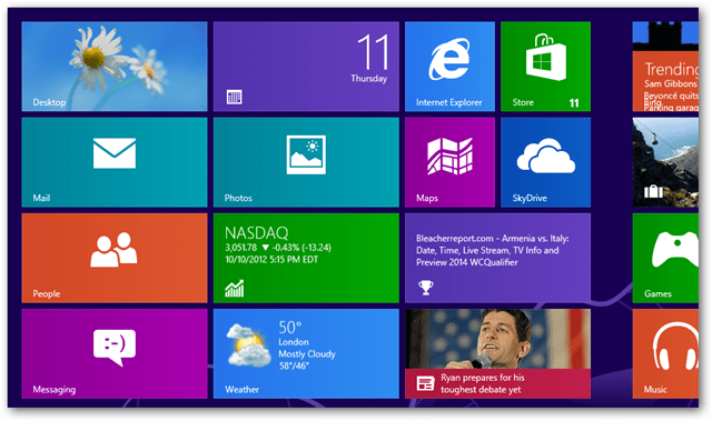 Windows 8 uygulamalarındaki güncellemeler