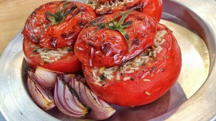Fırında domates dolması nasıl yapılır?