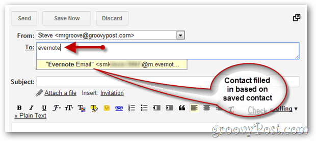 Evernote Not Defterinize Bilgi Göndermek için E-posta Nasıl Kullanılır