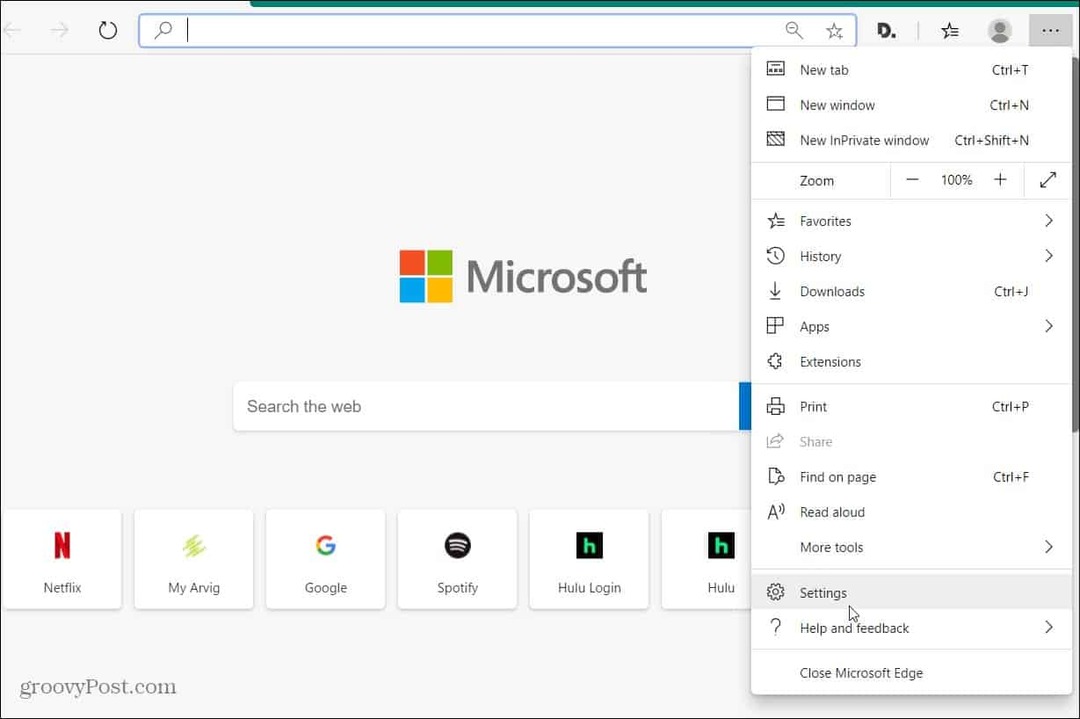 Microsoft Edge'de İndirilenler Klasörünü Değiştirme