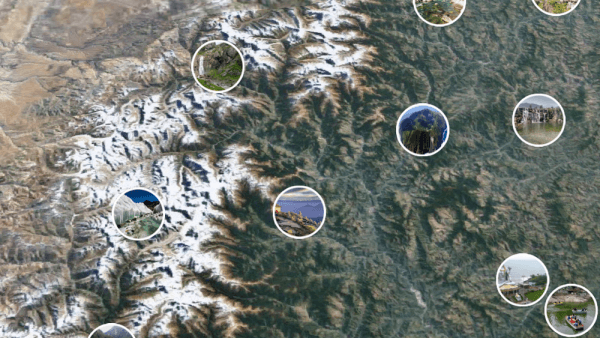 Google, kullanıcıları hem masaüstü hem de mobil cihazlarda Google Earth'teki kitle kaynaklı fotoğraflardan oluşan küresel bir haritayı keşfetmeye davet ediyor.