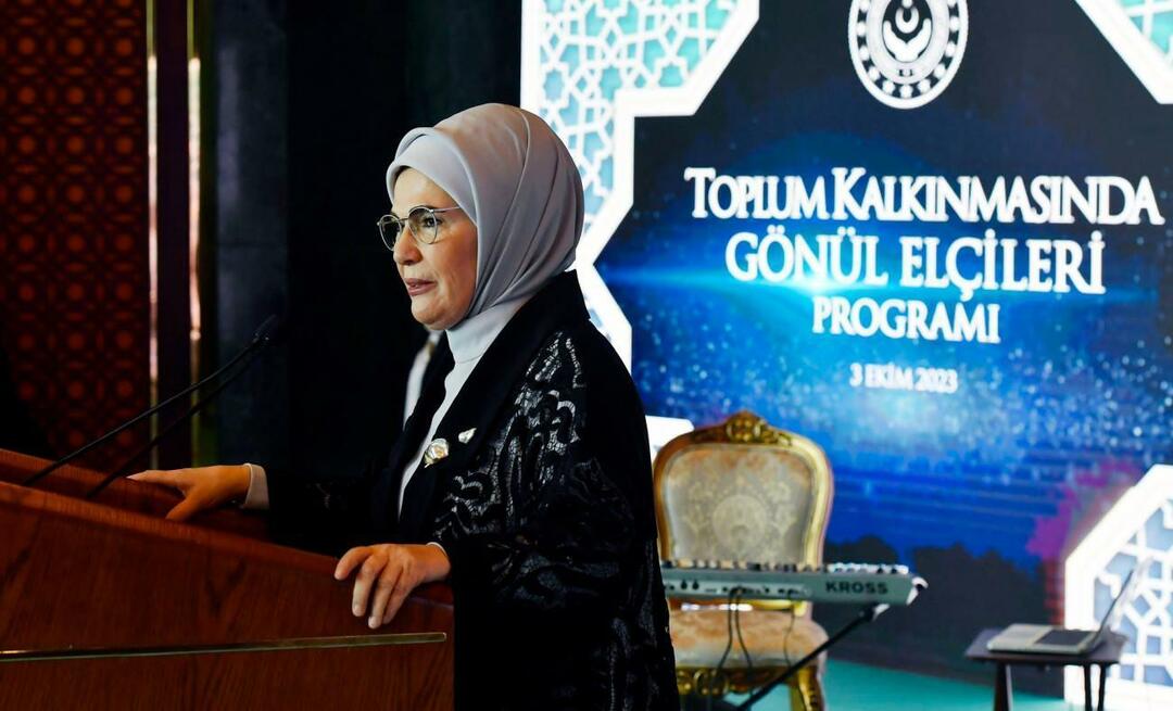 Emine Erdoğan Toplum Kalkınmasında Gönül Elçileri Programı'nda!