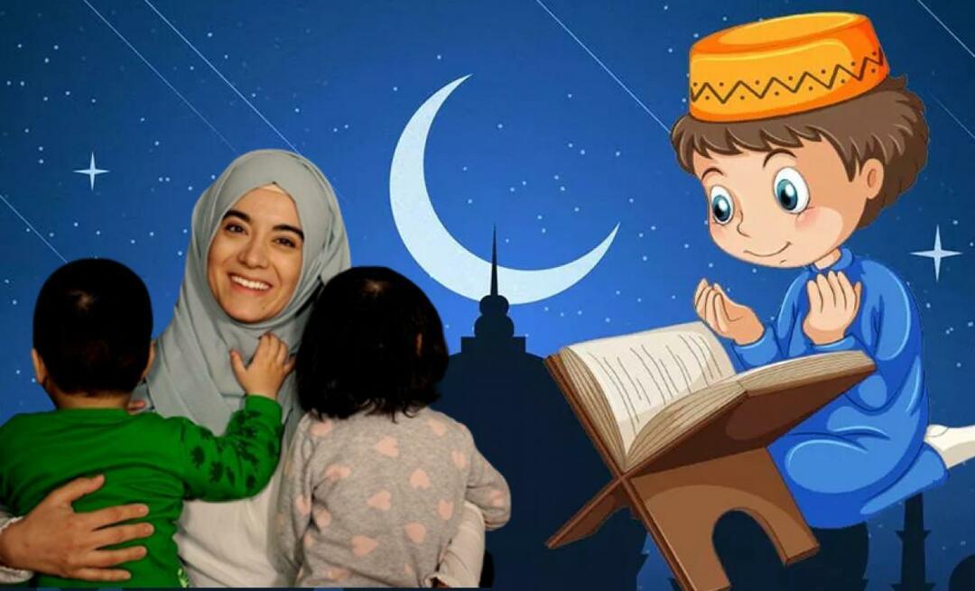 Ramazan sevgisi çocuklara nasıl aktarılır? Ramazan sevgisini çocuklara aktarmada 3 ipucu...