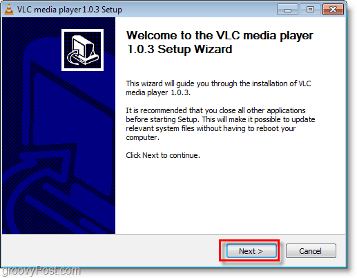 vlc medya oynatıcı kurulumu basit