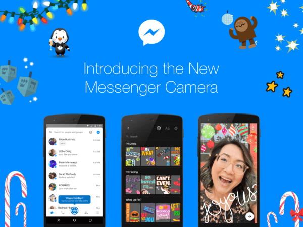 Facebook, Messenger'da yeni ve güçlü bir yerel kameranın küresel lansmanını duyurdu.