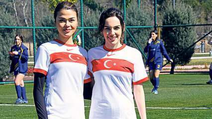 Yağmur Tanrısevsin ve Aslıhan Karalar, Kadın Milli Futbol Takımı'yla özel maç yaptı!