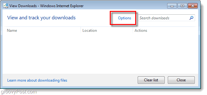 Varsayılan Internet Explorer 9 İndirme Klasörünü Değiştirme