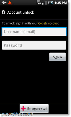 şifrenizi unuttuğunuzda google kullanarak hesabın kilidini açın