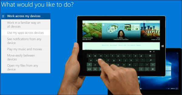 Windows 10'u Yüklemeden Bir Tarayıcıda Demo