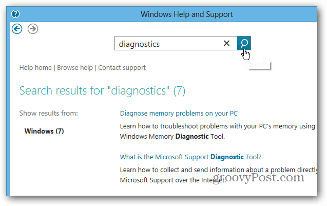 Windows 8 Yardım ve Desteğine Erişim