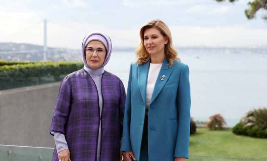 Emine Erdoğan Ukrayna Devlet Başkanı’nın eşi Olena Zelenska'yı ağırladı!
