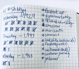 1.80 $ 'lık stratejinin hashtag'leriyle günlük takip örneğini takip ederek Instagram'ınızı stratejik olarak nasıl büyütebilirsiniz?