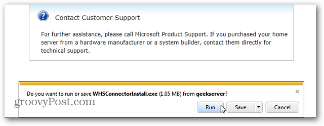 Windows Home Server'a Windows 7 İstemci Bilgisayar Ekleme [sürüm 1]