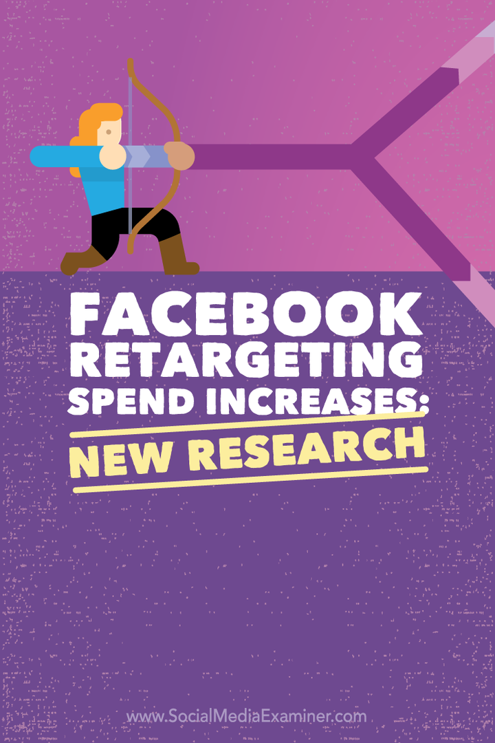 Facebook Yeniden Hedefleme Harcaması Arttı: Yeni Araştırma: Sosyal Medya Denetçisi