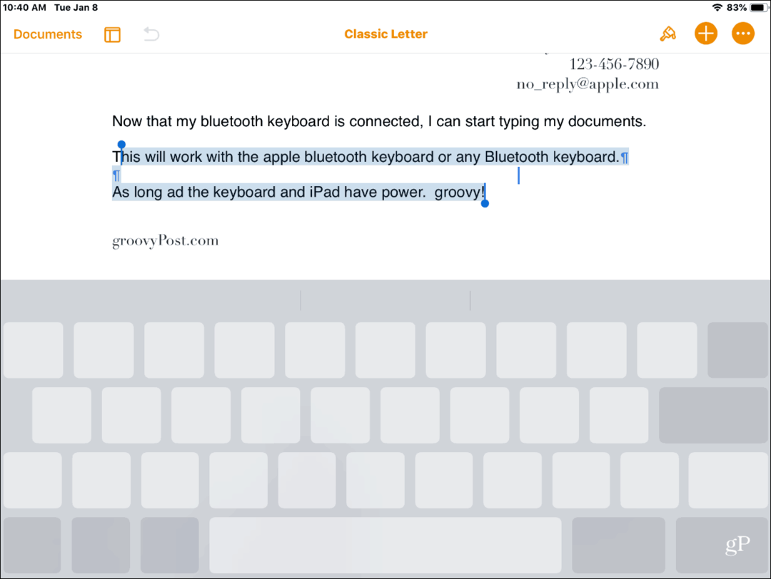 İPhone veya iPad'inizde Yazmak için Altı Temel Klavye İpucu