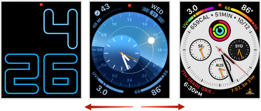 Apple Watch hızlıca kaydırılıyor