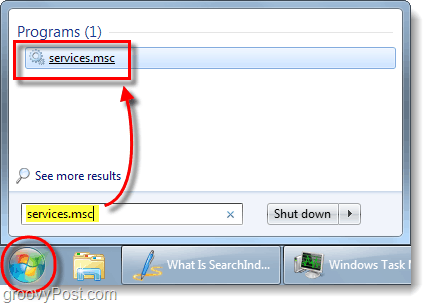 windows 7 hizmetleri.msc