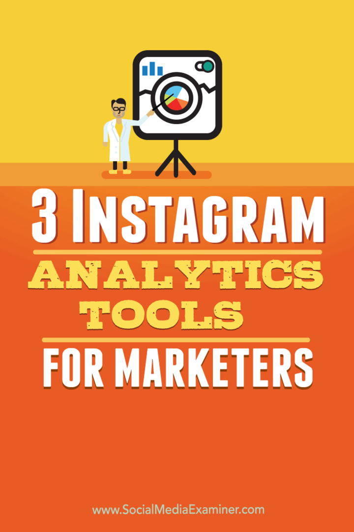 instagram analizi için pazarlamacı analiz araçları