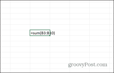 excel formül hücresi