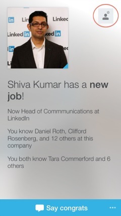 LinkedIn Connected, zaten bildiğiniz kişilerle kolayca iletişim halinde olmanızı sağlar.