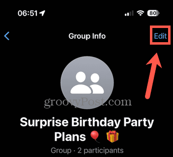 whatsapp grup düzenleme
