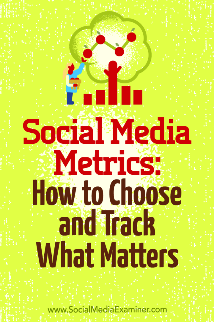 Sosyal Medya Metrikleri: Sosyal Medya Examiner'da Eleanor Pierce'ın Neyin Önemli Olduğu Nasıl Seçilir ve İzlenir.